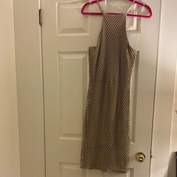 Bobi Tan Sleeveless Midi Dress - Picture 3 of 3